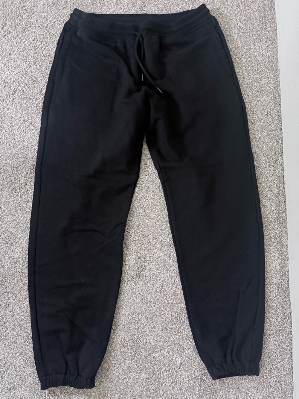 Black Jogger Pants, 100 %cotton, heavy duty, excellent quality. New without tags